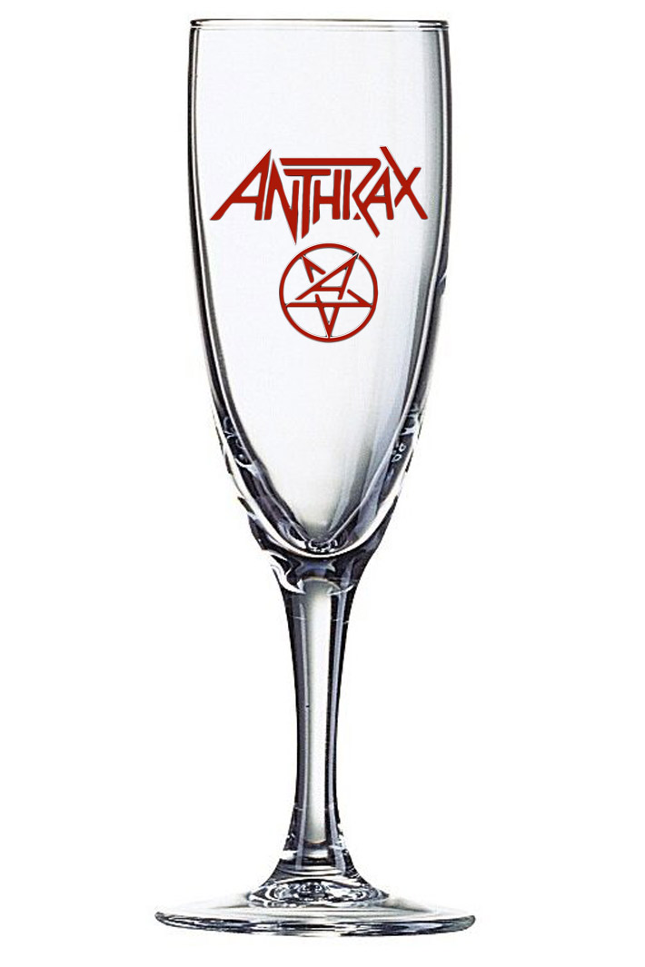 Бокал RockMerch Anthrax - фото 1 - rockbunker.ru