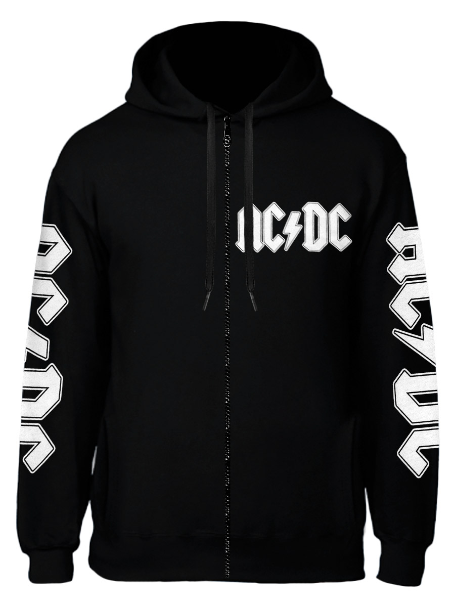 Толстовка RockMerch AC DC - фото 1 - rockbunker.ru