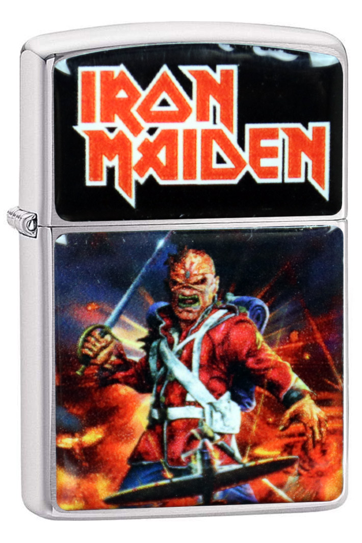 Зажигалка RockMerch Iron Maiden - фото 1 - rockbunker.ru