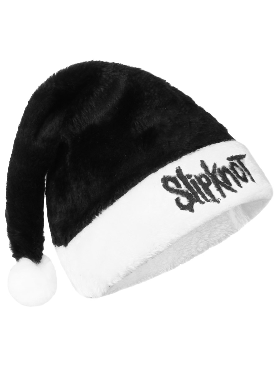 Колпак новогодний RockMerch Slipknot черный - фото 1 - rockbunker.ru