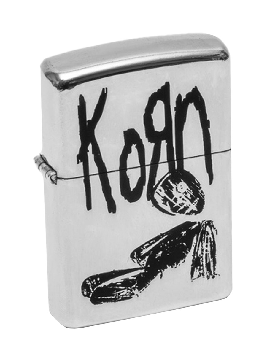 Зажигалка с гравировкой Korn - фото 1 - rockbunker.ru