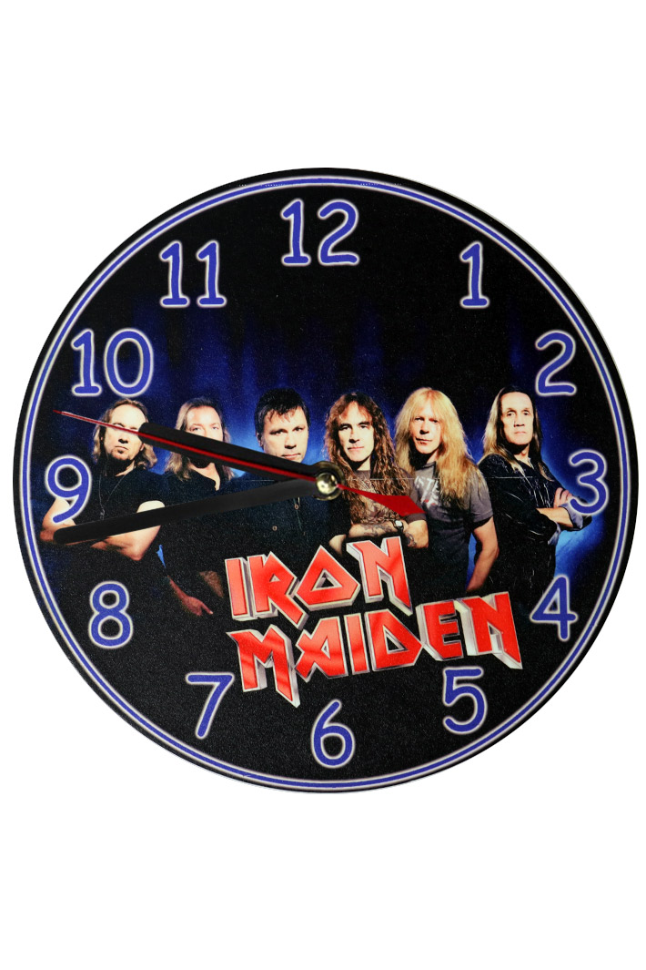 Часы настенные Iron Maiden - фото 1 - rockbunker.ru