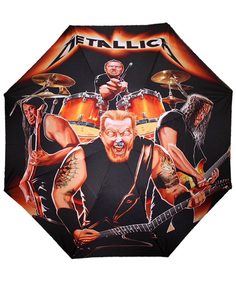 Зонт Metallica - фото 1 - rockbunker.ru