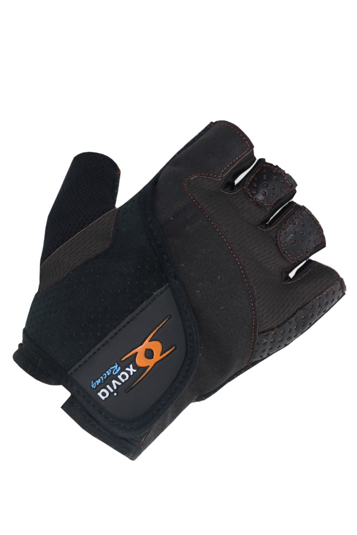 Мотоперчатки кожаные Xavia Racing чёрные - фото 1 - rockbunker.ru