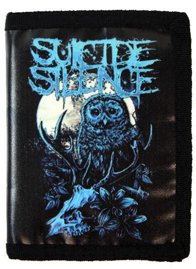 Кошелек Suicide Silence из кожзаменителя - фото 1 - rockbunker.ru