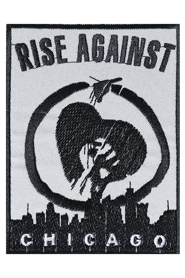 Нашивка Rise Against - фото 1 - rockbunker.ru
