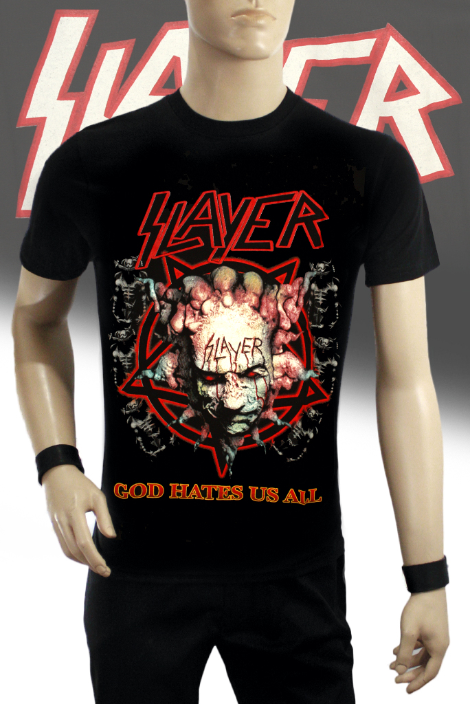 Футболка Metal Heaven Slayer God Hates us All - фото 1 - rockbunker.ru