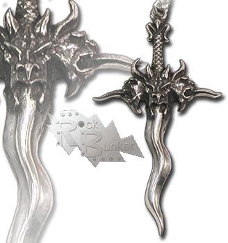 Кулон Alchemy Gothic P443 Elixic Dagger - фото 1 - rockbunker.ru