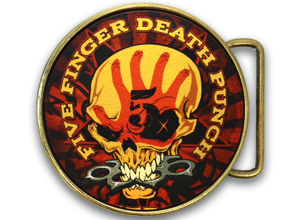 Пряжка RockMerch 5 Finger Death Punch - фото 1 - rockbunker.ru