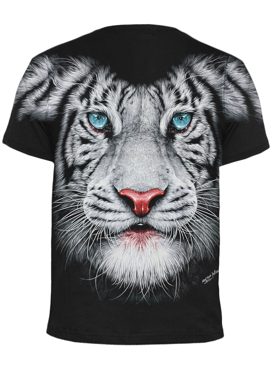 Футболка Rock Chang Белый Тигр - фото 2 - rockbunker.ru