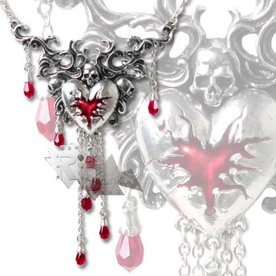 Колье Alchemy Gothic P550 Bleeding Heart - фото 1 - rockbunker.ru