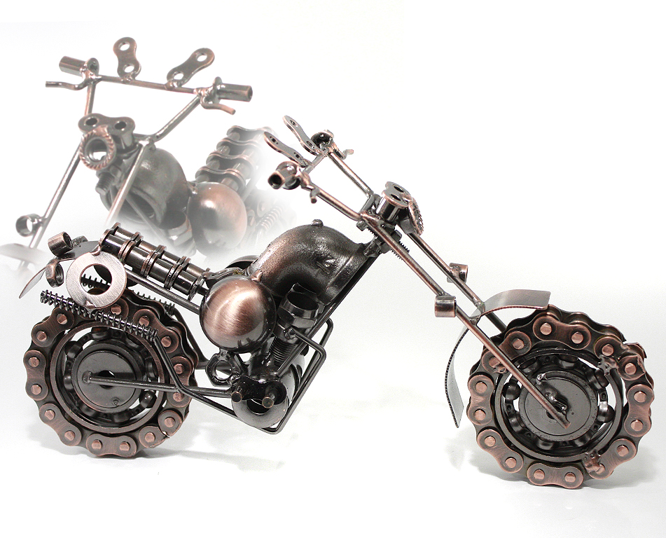 Сувенирная модель Мотоцикл ручной работы МРС016 - фото 1 - rockbunker.ru