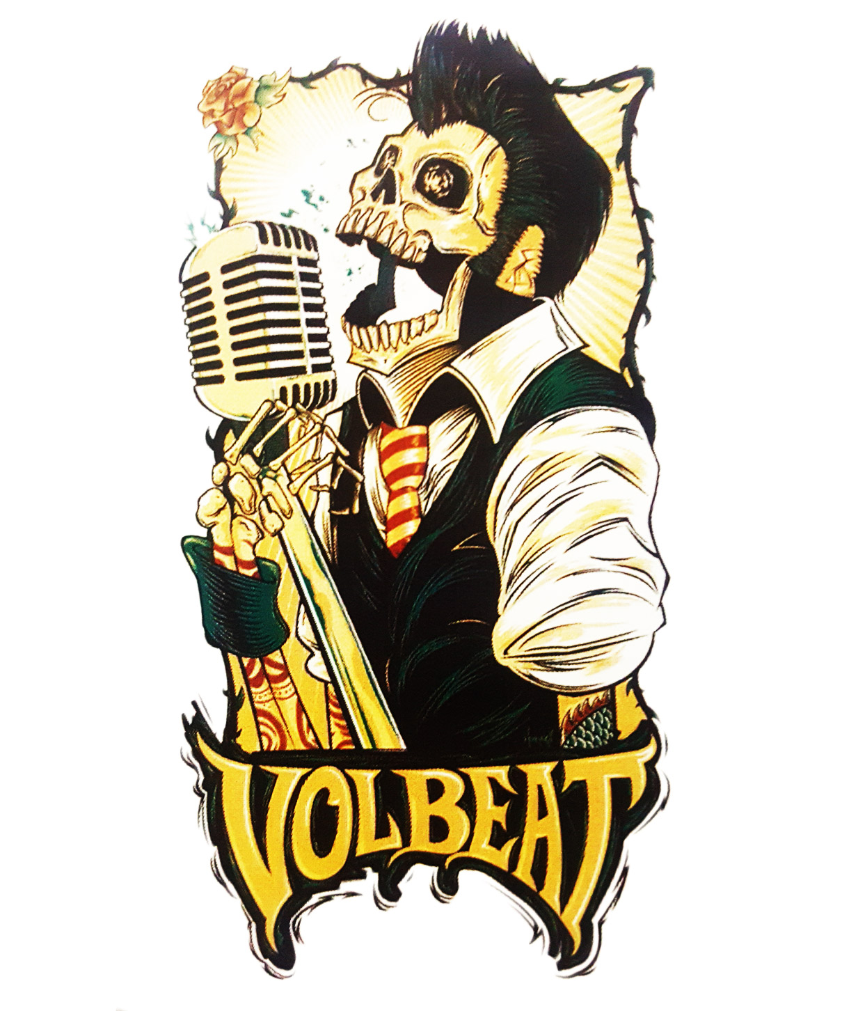 Наклейка-стикер Volbeatas Club De Las Chicas Muertas - фото 1 - rockbunker.ru