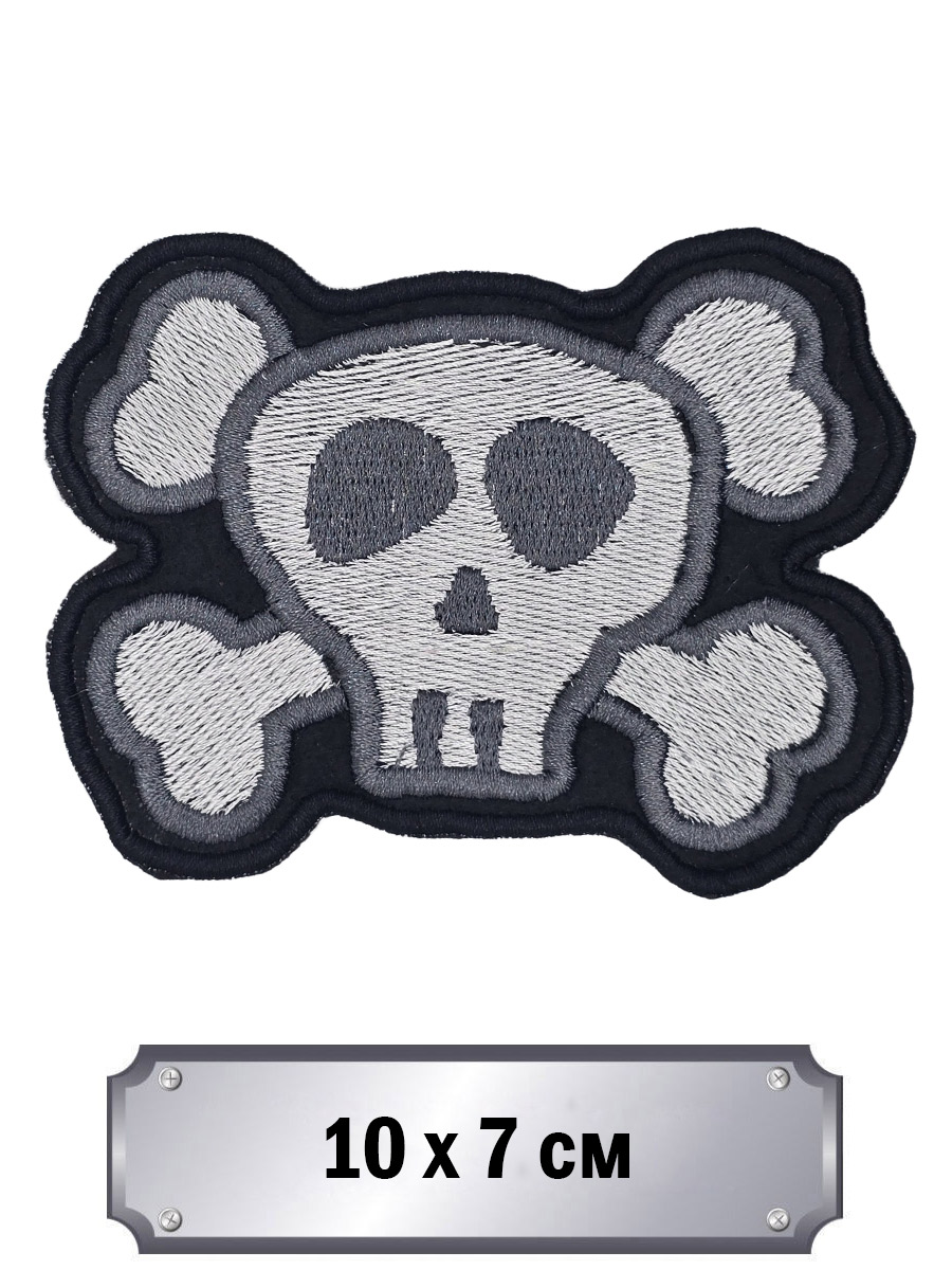 Термонашивка RockMerch Роджер - фото 1 - rockbunker.ru