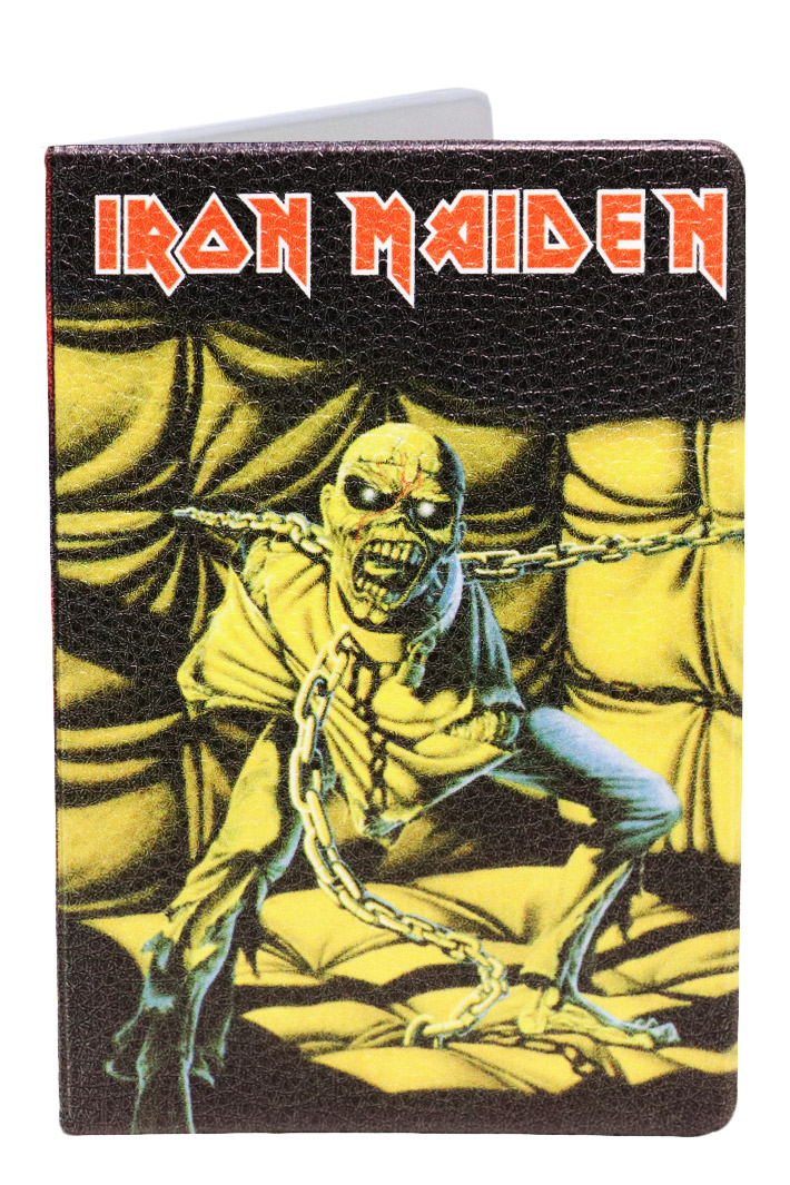 Обложка на паспорт RockMerch Iron Maiden Piece Of Mind - фото 1 - rockbunker.ru