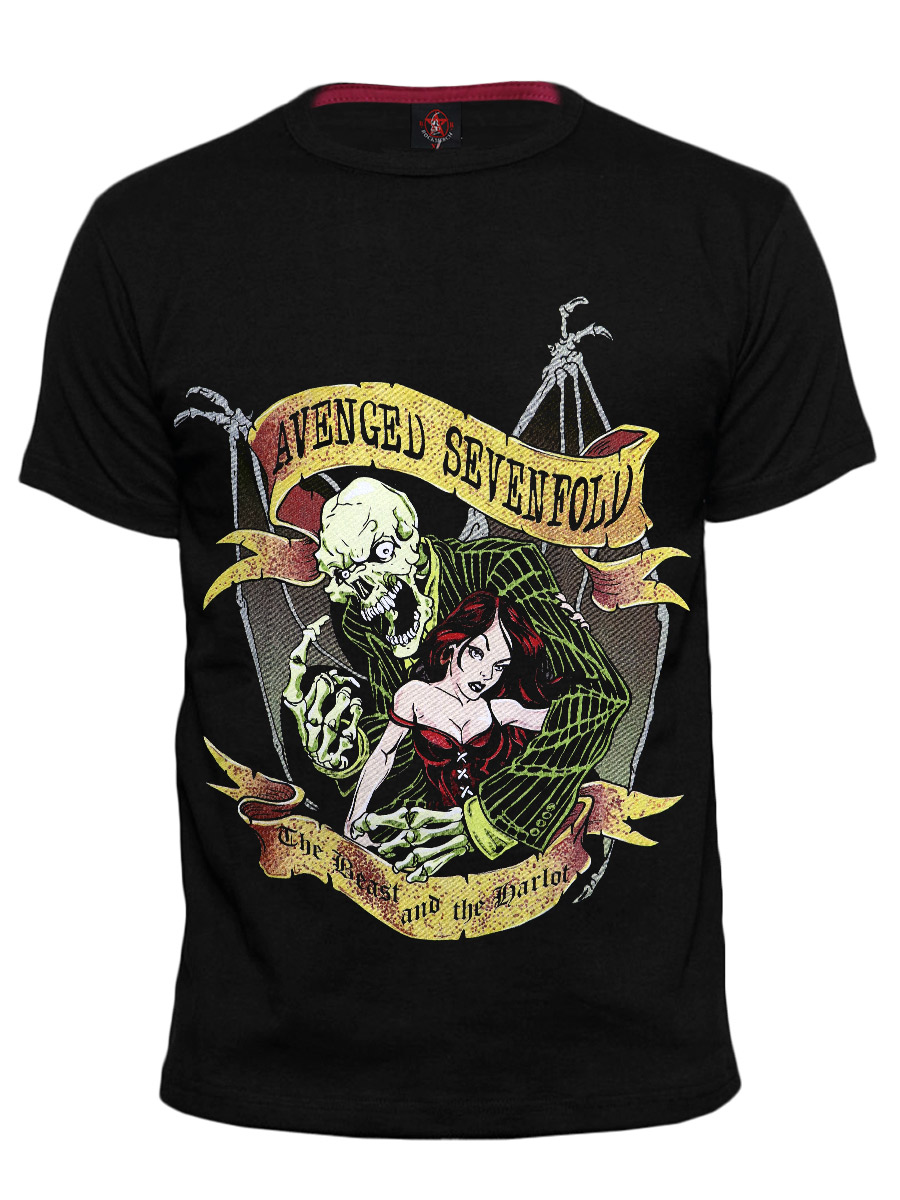 Футболка RockMerch Avenged Sevenfold - фото 1 - rockbunker.ru