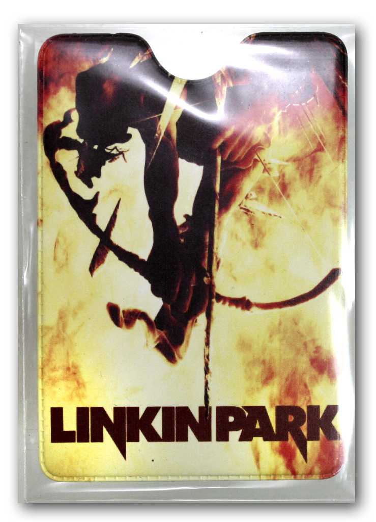 Обложка для проездного RockMerch Linkin Park - фото 2 - rockbunker.ru
