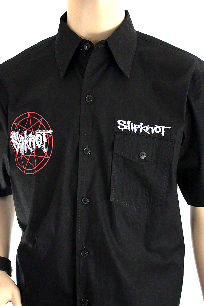 Рубашка с коротким рукавом Slipknot - фото 3 - rockbunker.ru