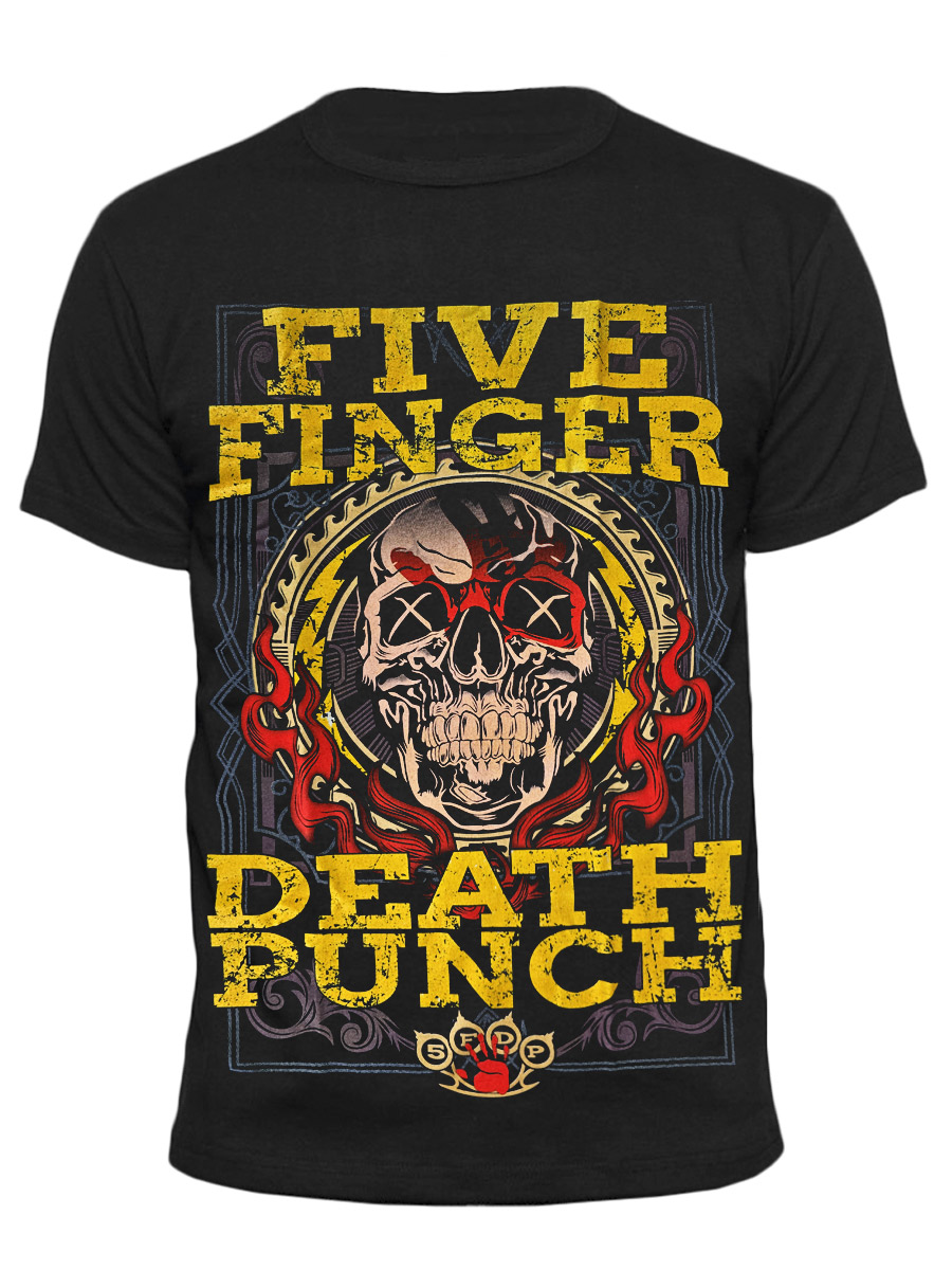 Футболка Five Finger Death Punch - фото 1 - rockbunker.ru