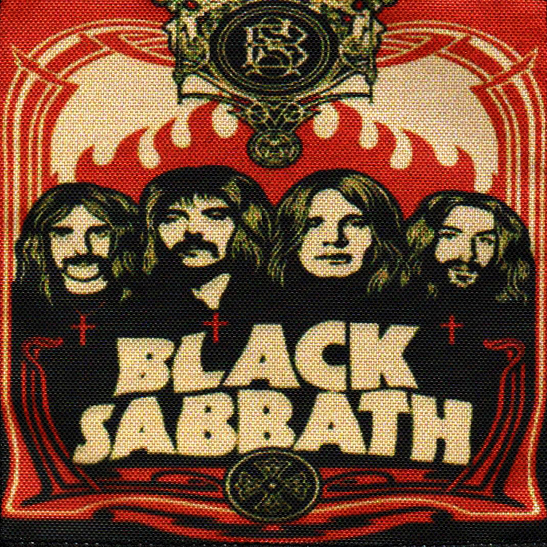 Нашивка Black Sabbath - фото 1 - rockbunker.ru