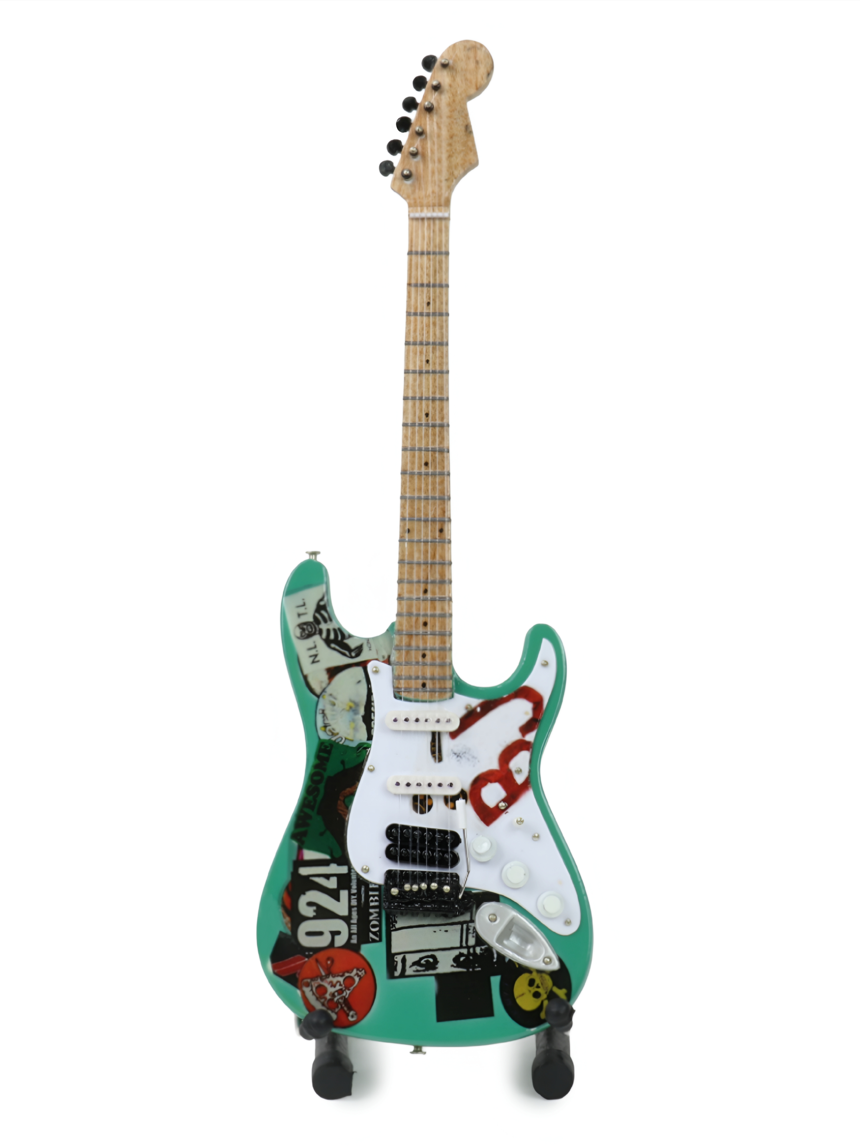 Сувенирная копия гитары Green Day - фото 2 - rockbunker.ru