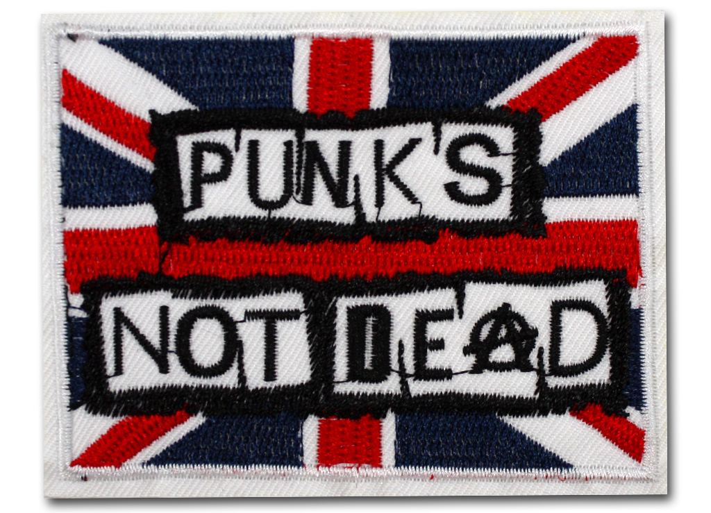 Термонашивка Punks not dead - фото 1 - rockbunker.ru