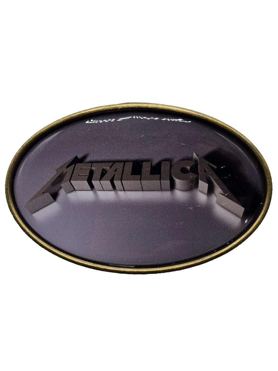 Пряжка RockMerch Metallica - фото 1 - rockbunker.ru