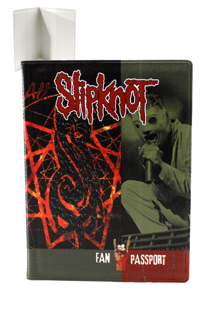 Обложка на паспорт RockMerch Slipknot - фото 1 - rockbunker.ru