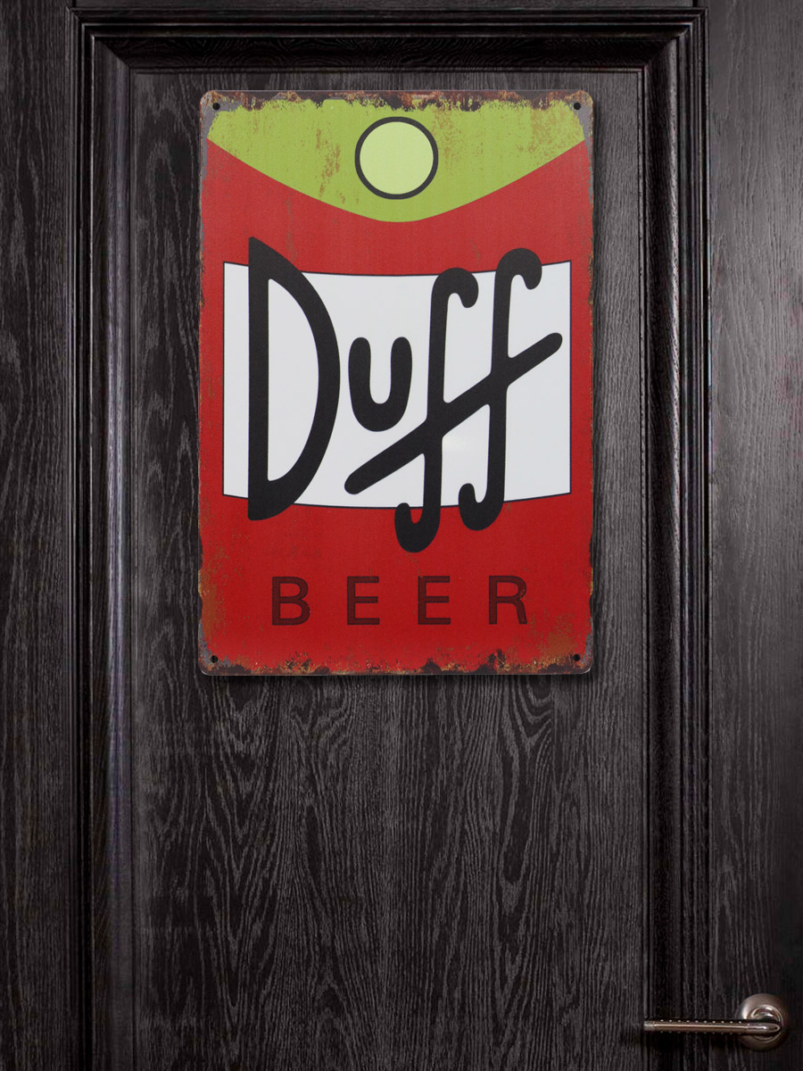 Табличка Duff Beer - фото 3 - rockbunker.ru