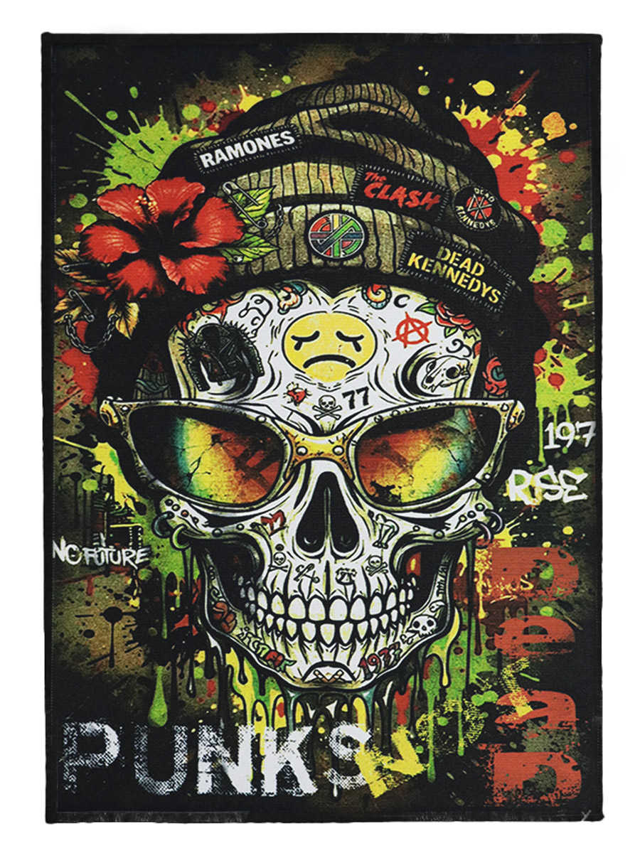 Нашивка на спину RockMerch Punks Not Dead - фото 1 - rockbunker.ru