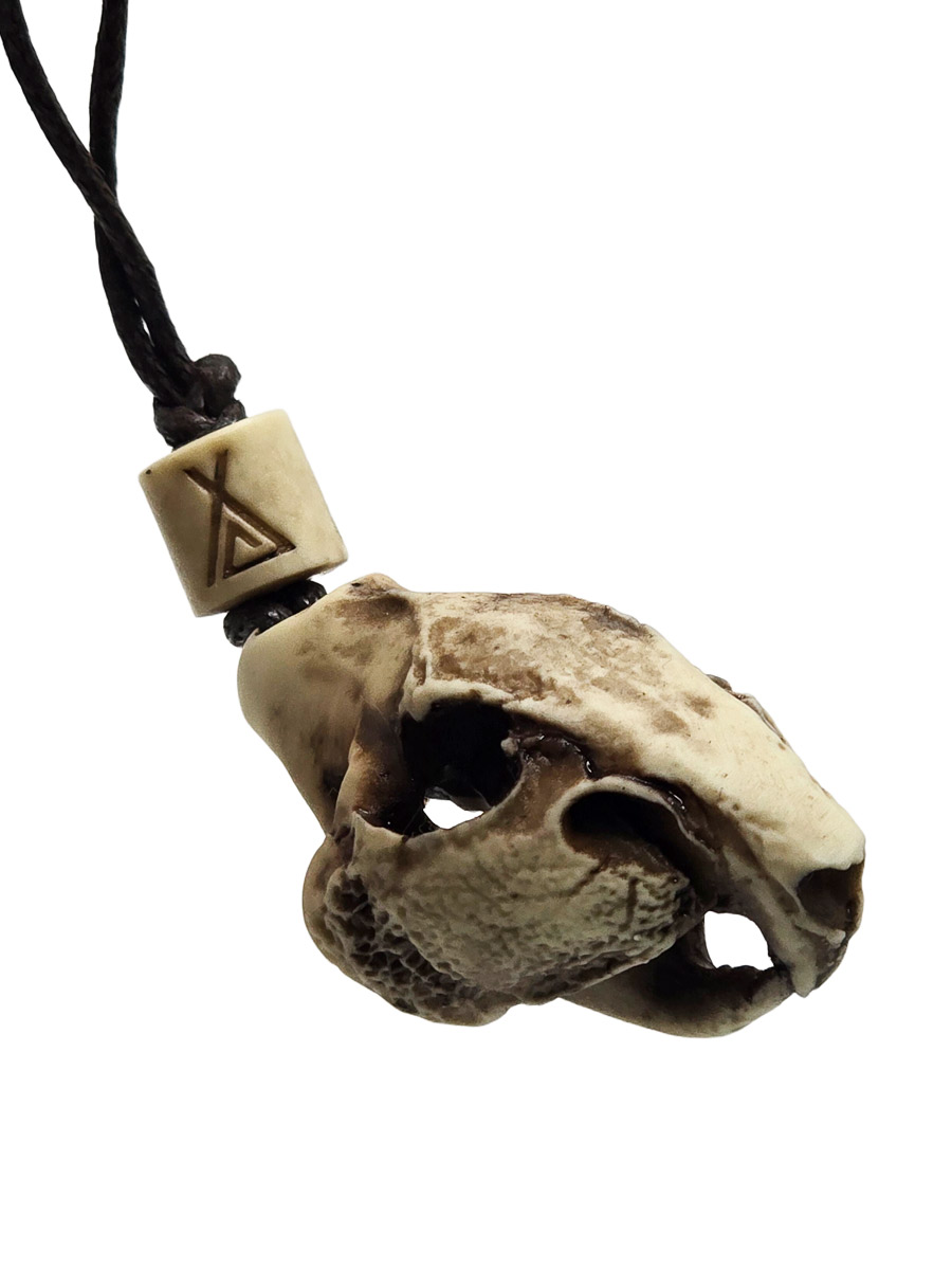 Кулон Череп Паки - фото 1 - rockbunker.ru