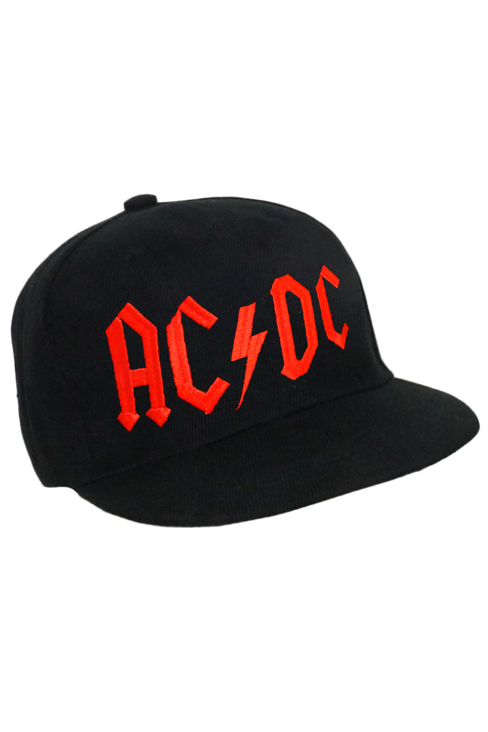 Бейсболка снэпбэк AC DC - фото 1 - rockbunker.ru