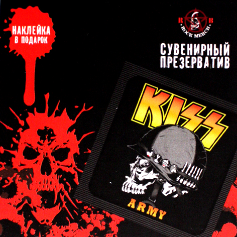 Презерватив RockMerch Kiss - фото 1 - rockbunker.ru