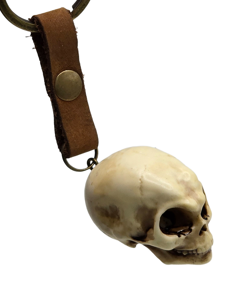 Брелок Череп Пришельца - фото 1 - rockbunker.ru