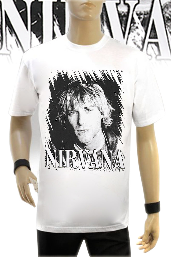 Футболка RockMerch Nirvana - фото 1 - rockbunker.ru