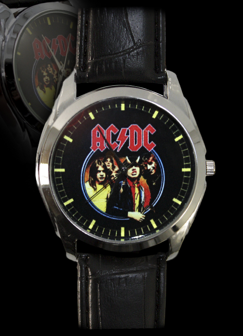 Часы RockMerch AC DC Highway to Hell наручные - фото 1 - rockbunker.ru