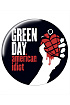 Значок RockMerch Green Day (Размер: 37мм)