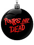 Елочный шар RockMerch Punks Not Dead